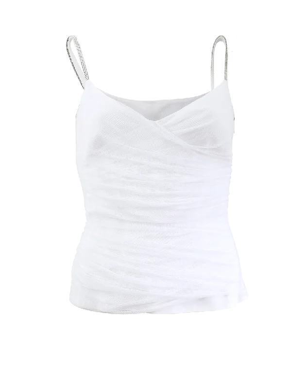 Jeweled Strap Tank Top