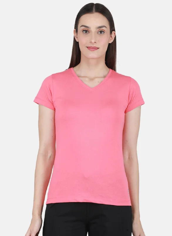 Rock-it Women Pink Solid Top