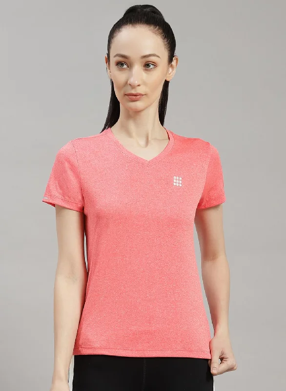 Women Pink Solid Top