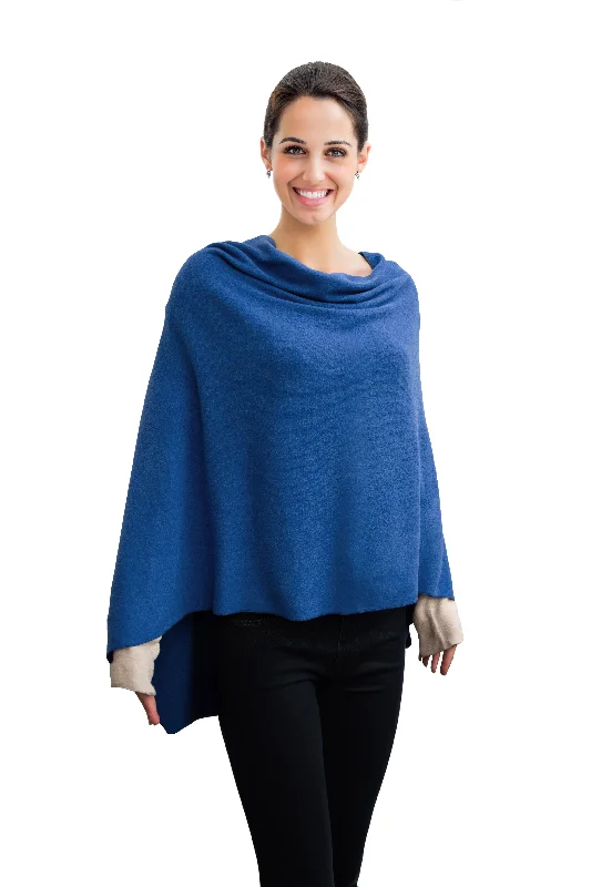 Comfort Luxe Collection Cozy Knit Poncho