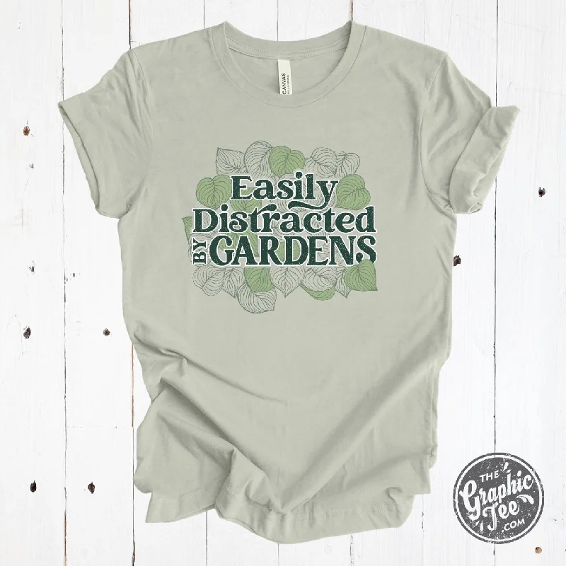 Easily Distracted By Gardens Short Sleeve Tee