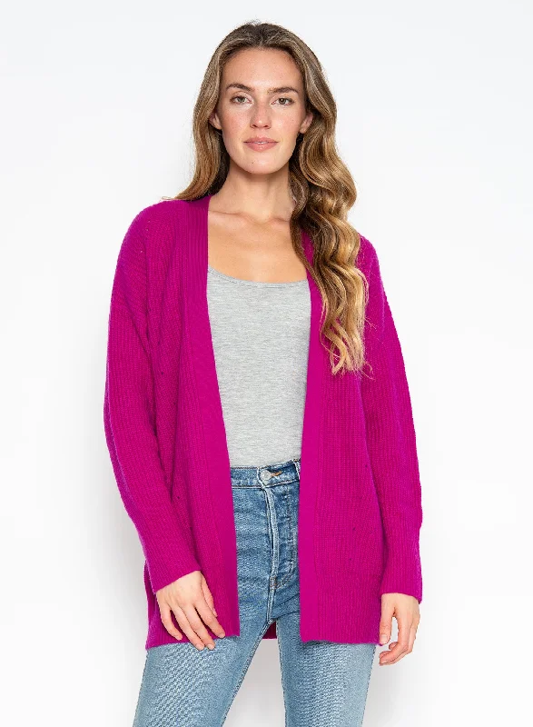 Arlo Cardigan - Fuchsia