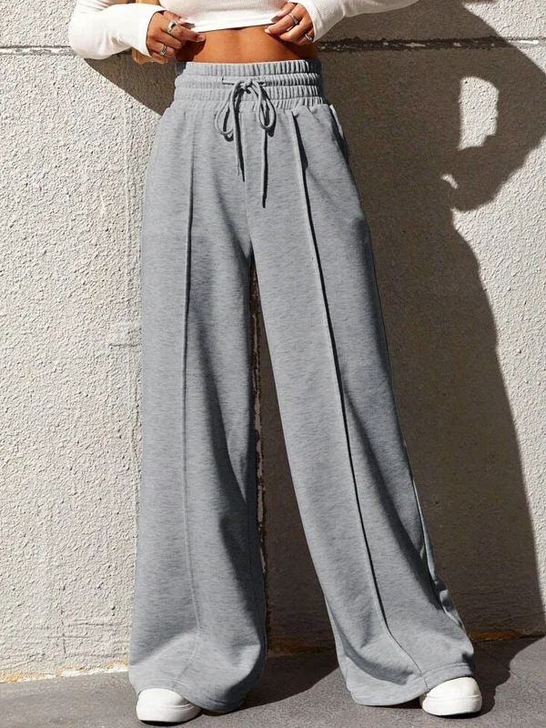 BerryBetty - City Walk Wide Leg Sweatpants