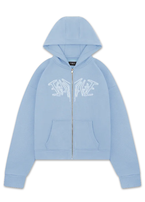 ZIP HOODIE BABYBLUE