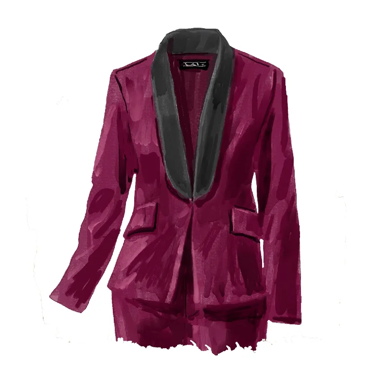 Velvet Tuxedo Blazer