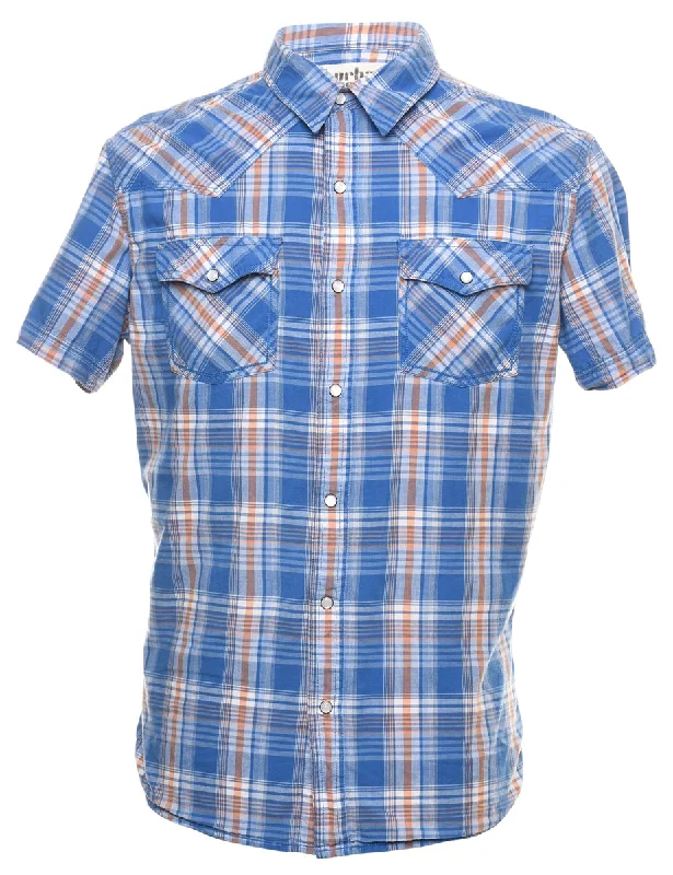 Checked Western Shirt - M