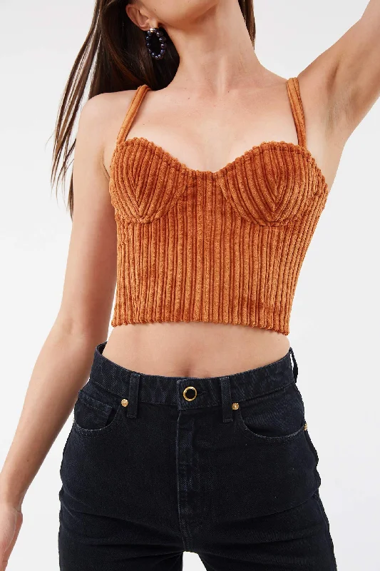 Corduroy Bustier