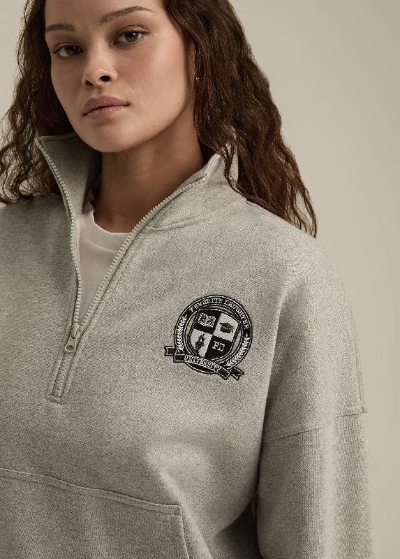 THE COACHES HALF ZIP JACKET