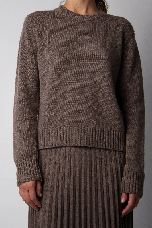 Cashmere Mix Crewneck Sweater