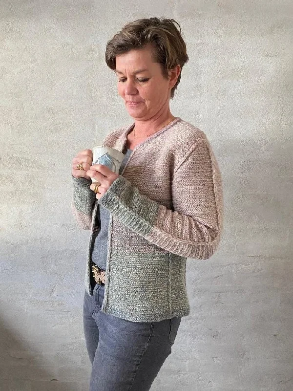 Tweedie jacket by Hanne Falkenberg, No 20 knitting kit (5 colors)