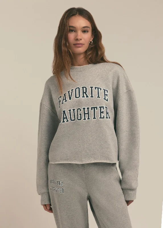 THE CROPPED COLLEGIATE SWEATSHIRT