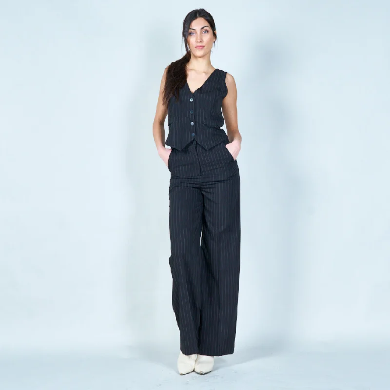 Pinstripe tailored vest wholesale