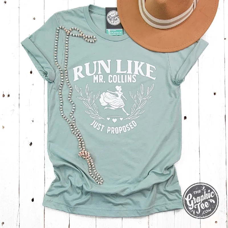 Run Like Mr. Collins Just Proposed Short Sleeve Tee