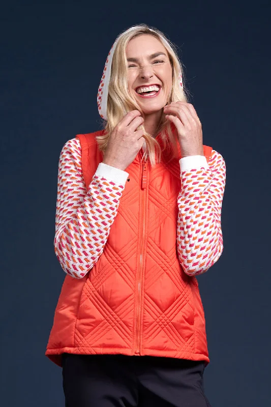 Twizel Vest - Tangerine