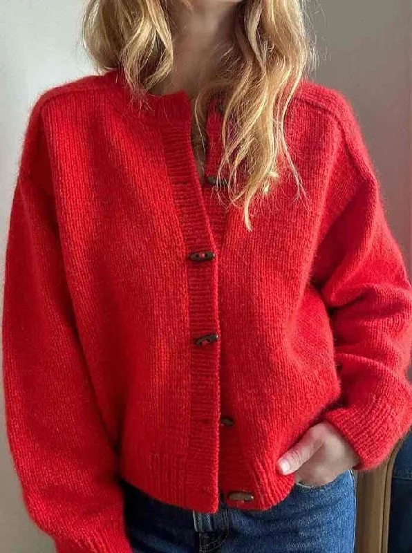 Cardigan No 9 by My Favourite Things Knitwear, No 1 + silk mohair yarn kit (excl pattern)