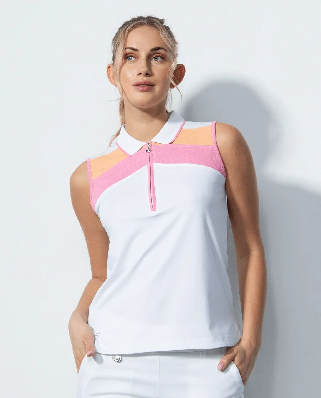 DAILY SPORTS Melton Sleeveless Polo 167 White