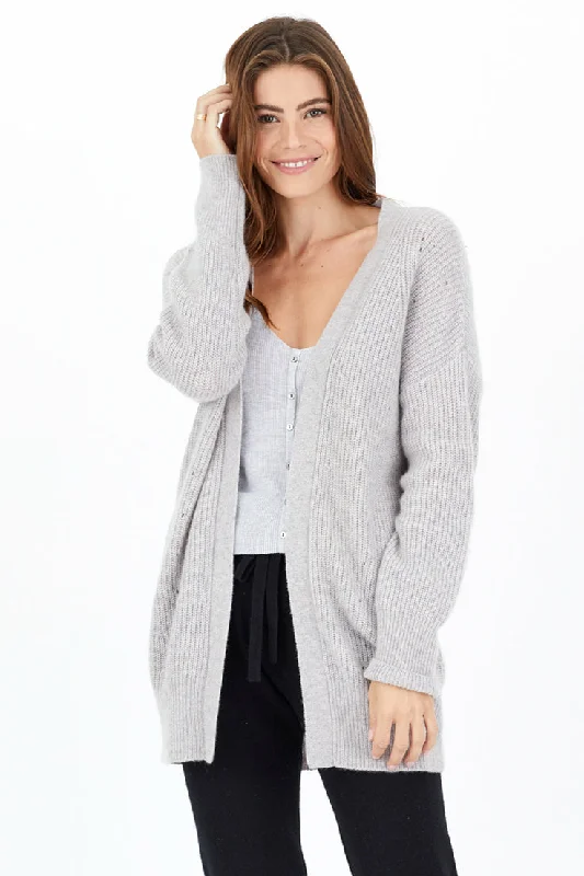 Arlo Cardigan - Heather Grey