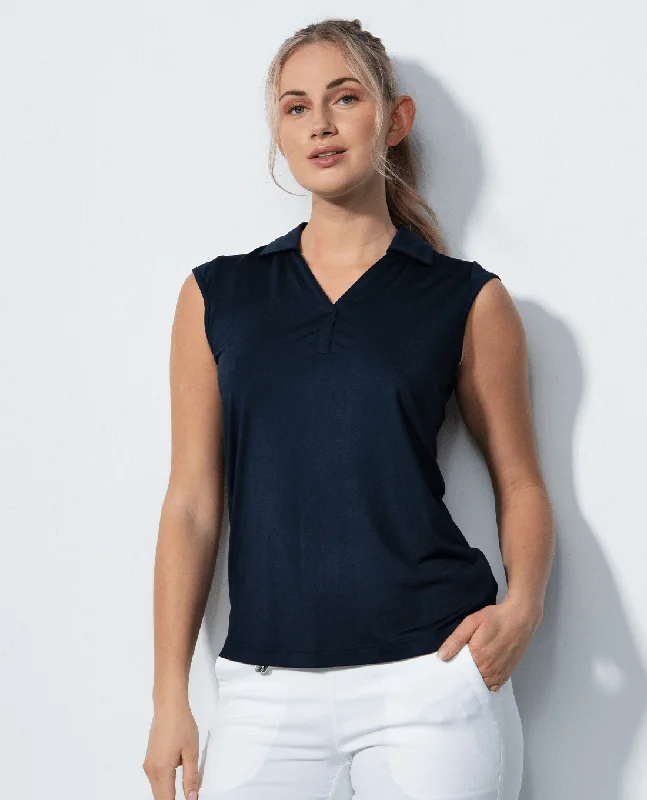 DAILY SPORTS Anzio Sleeveless Polo 107 Navy