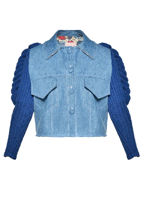 AQUA DENIM JACKET